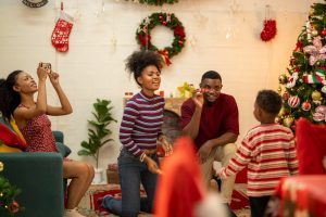 Family Fun on Christmas Night